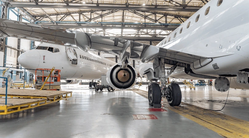 Aircraft in Hanger