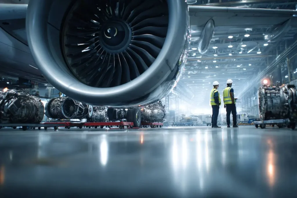 Airplane Engine Assembly - Aerospace SEO