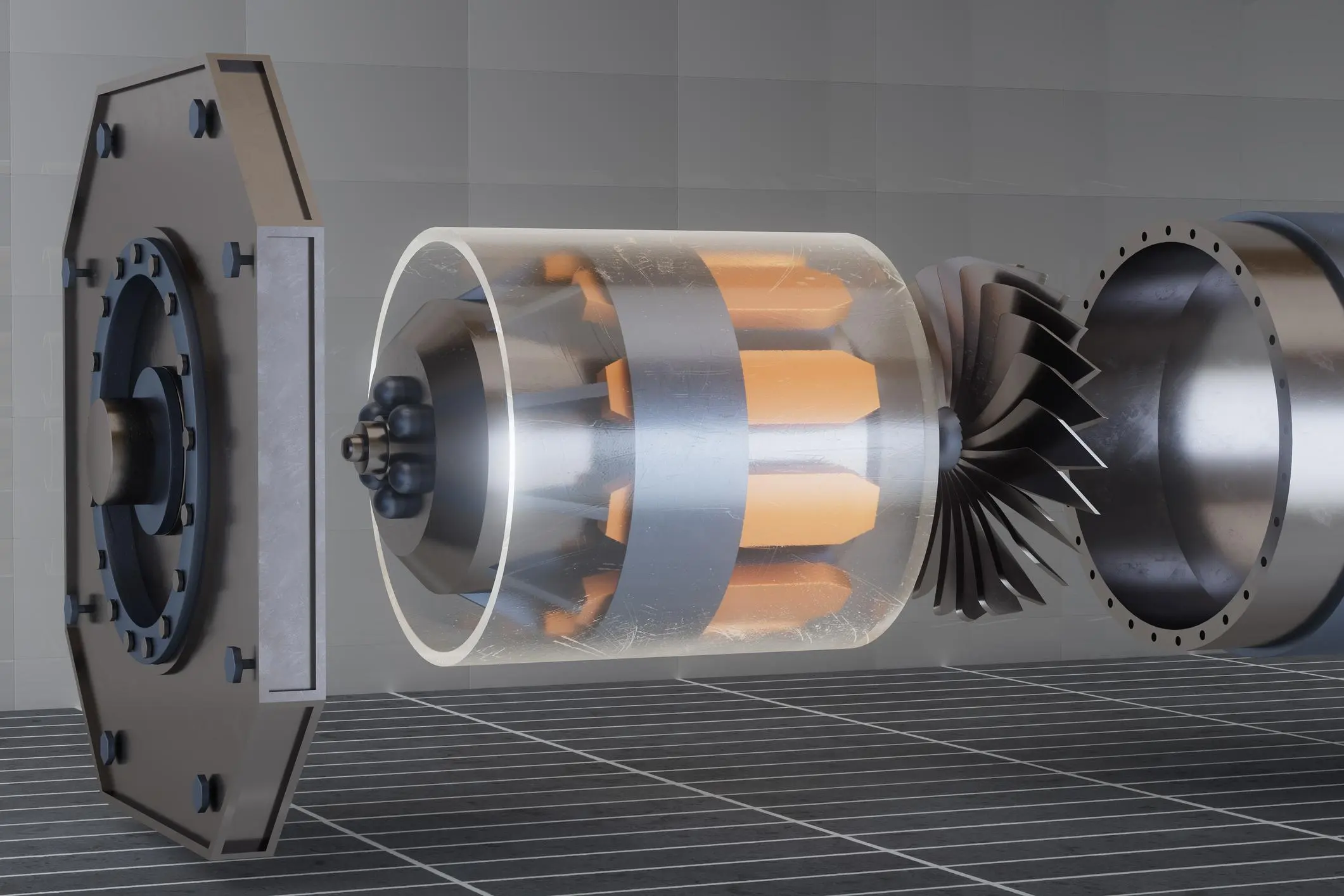 Aerospace turbine engine concept and propulsion system illustration